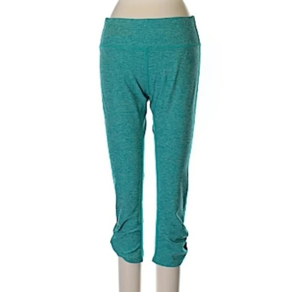 North Face Cropped Teal Active Pants - Picture 1 of 2